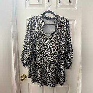 Animal Print Women's Top